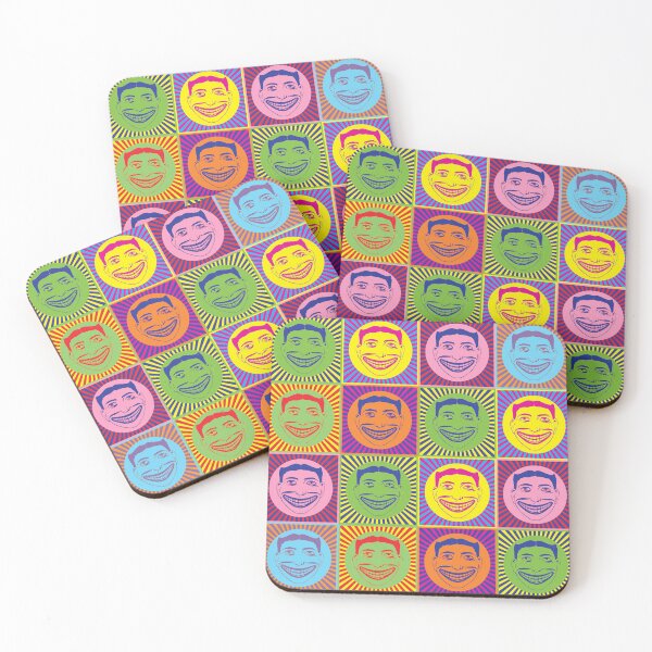 Item preview, Coney Island Stepplechase Face Colorful Pop Art 1 designed and sold by popartist.