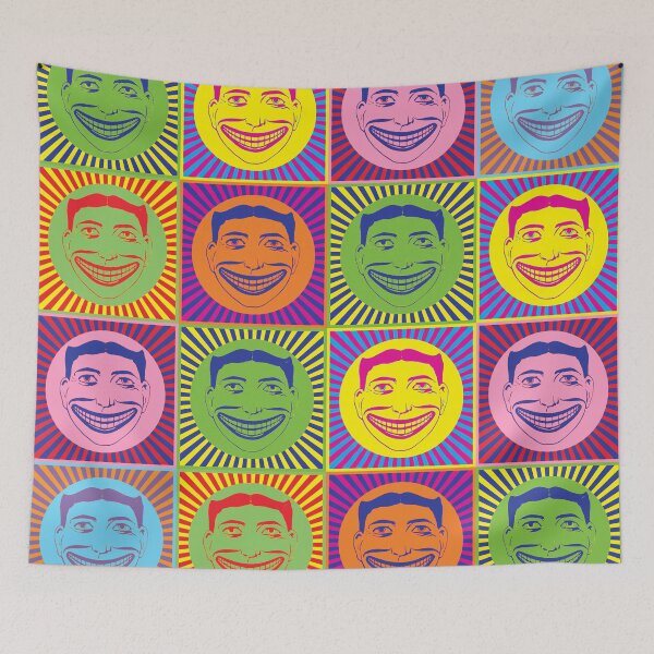 Item preview, Coney Island Stepplechase Face Colorful Pop Art 1 designed and sold by popartist.