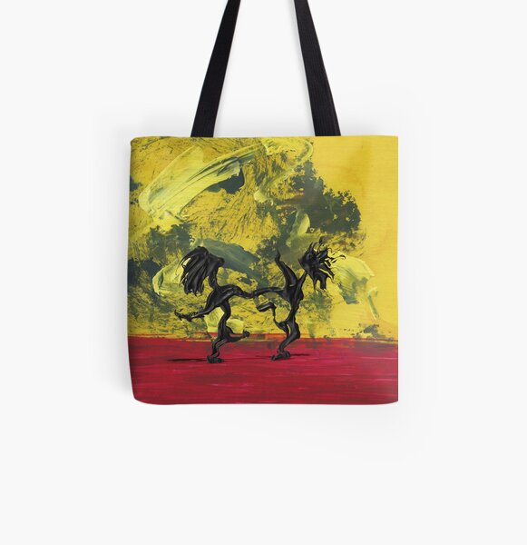 Dance Art Dancing Couple 22 Allover-Print Tote Bag