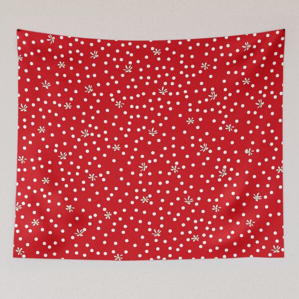 Item preview, Red Polk Dot and Daisy  designed and sold by PassholderMagic.