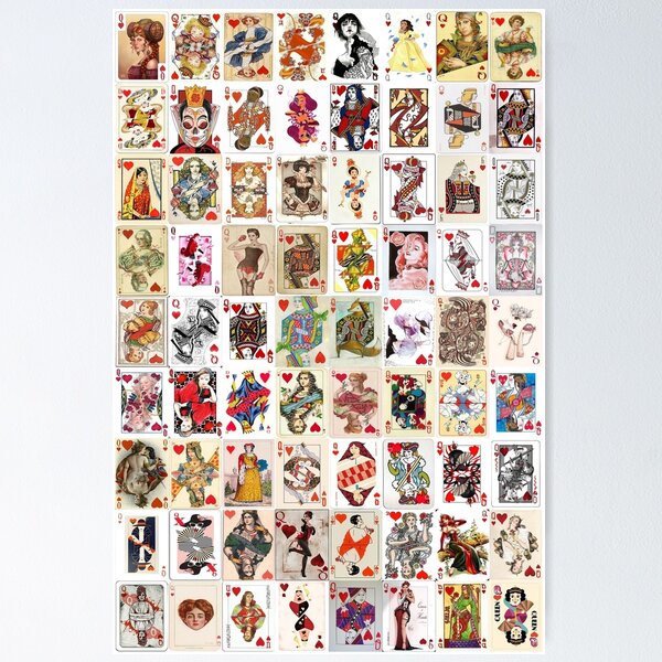 Item preview, Queen of Hearts designed and sold by Montage-Madness.