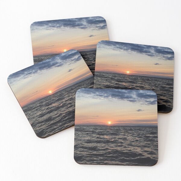 Item preview, harsh sea in the evening at sunset designed and sold by mrivserg.