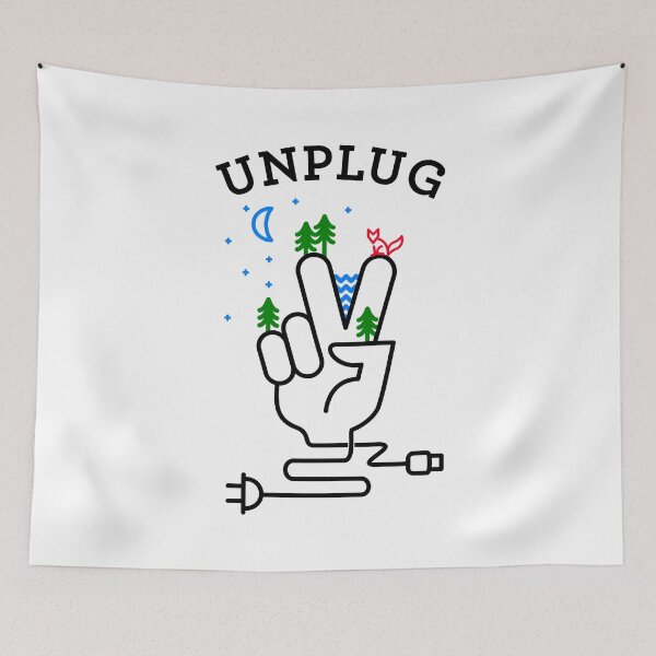 Item preview, UNPLUG designed and sold by 38Sunsets.