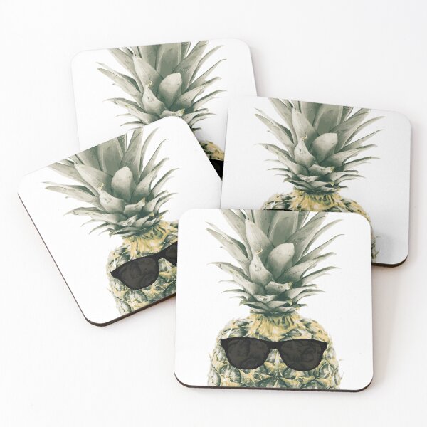 Item preview, Cool pineapple with sunglasses designed and sold by katastrophal.