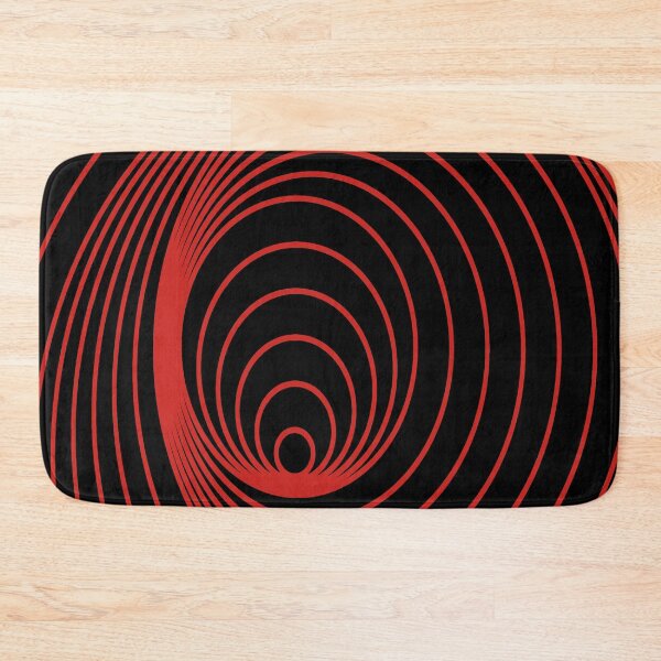 Item preview, Swirl Cone Abstract in Red on Black designed and sold by Darcy777.