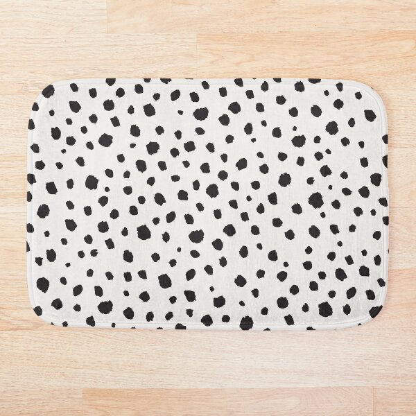 Spots Animal Print Bath Mat