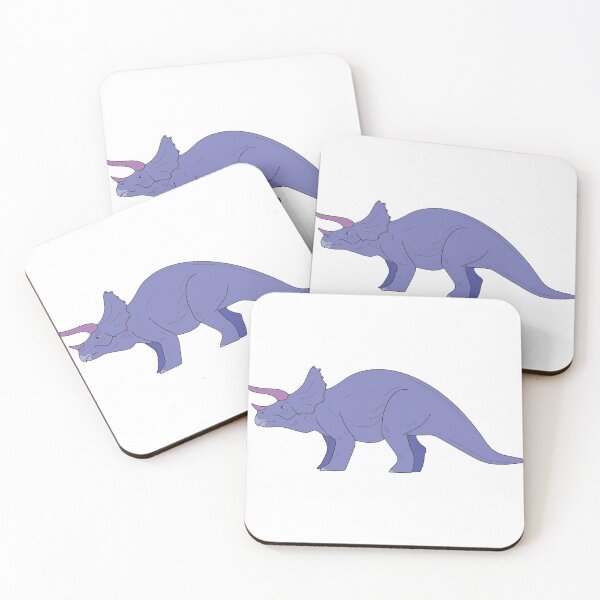 Item preview, triceratops dinosaur cute purple dino minimal style designed and sold by tuurskaya.