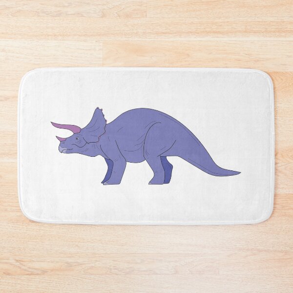 Item preview, triceratops dinosaur cute purple dino minimal style designed and sold by tuurskaya.