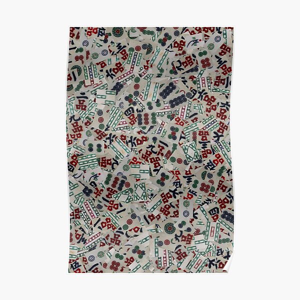 Mahjong Tiles Poster