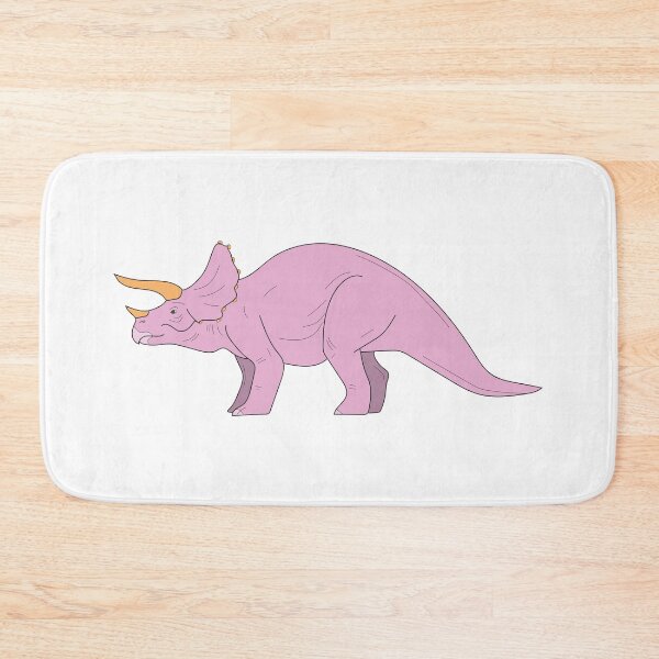 Item preview, triceratops dinosaur cute pink dino minimal style designed and sold by tuurskaya.