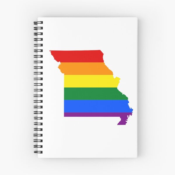 Item preview, LGBT Flag Map of Missouri  designed and sold by abbeyz71.
