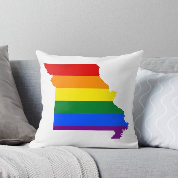 Item preview, LGBT Flag Map of Missouri  designed and sold by abbeyz71.