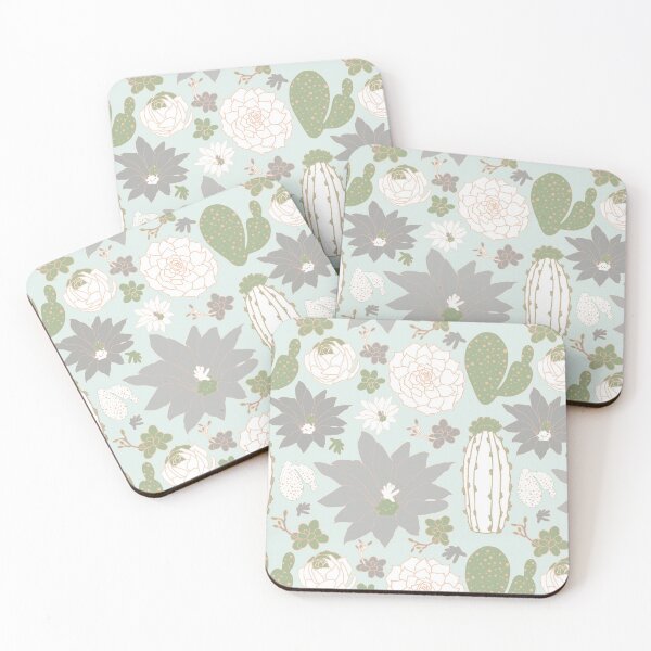 Item preview, Grey Cactus Floral designed and sold by StudioPosies.