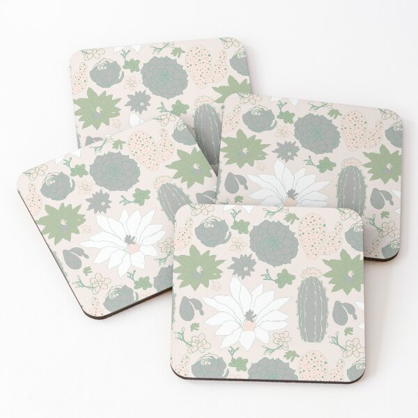 Item preview, White Cactus Floral designed and sold by StudioPosies.
