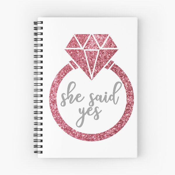 Item preview, She Said Yes - Pink Sparkle designed and sold by September15.