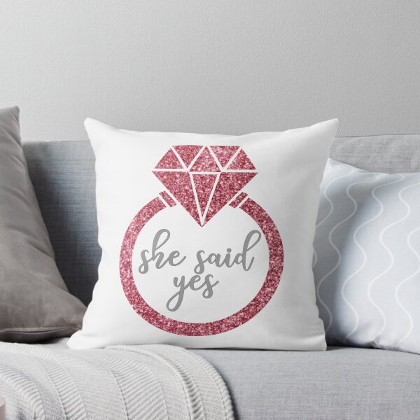 Item preview, She Said Yes - Pink Sparkle designed and sold by September15.