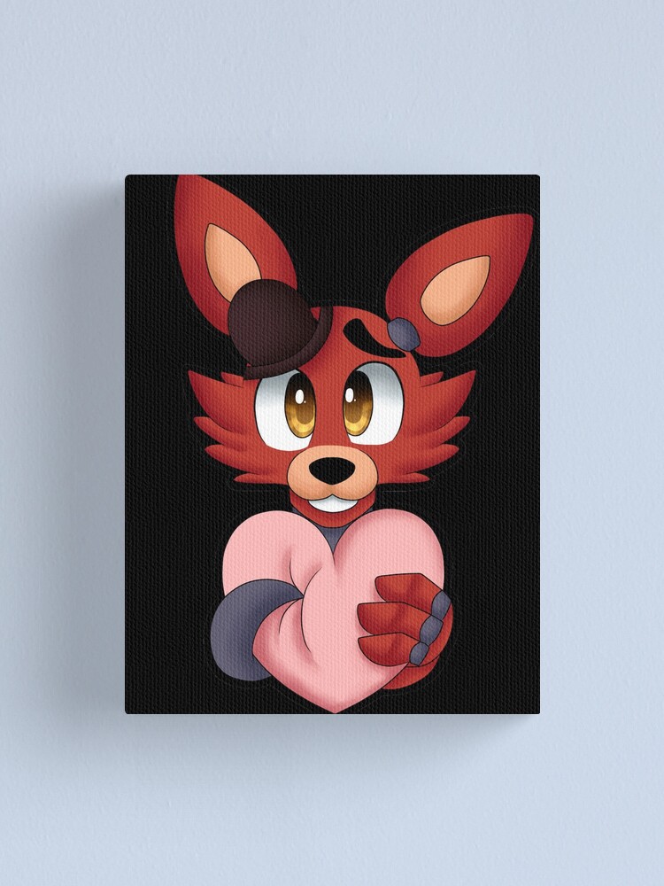 Personalized Five Nights At Freddy's Fnaf All Characters Childrens Birthday  Card - Red Heart Print