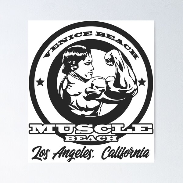 Item preview, Venice Beach Muscle Beach designed and sold by VectorDesigner.
