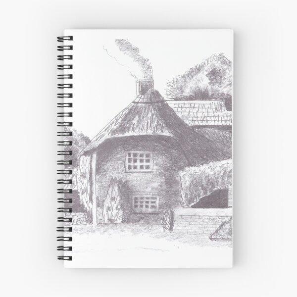 Item preview, Thatched Cottage in Pencil designed and sold by jamesknightsart.