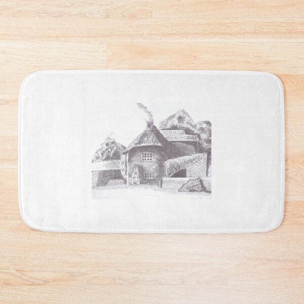 Item preview, Thatched Cottage in Pencil designed and sold by jamesknightsart.