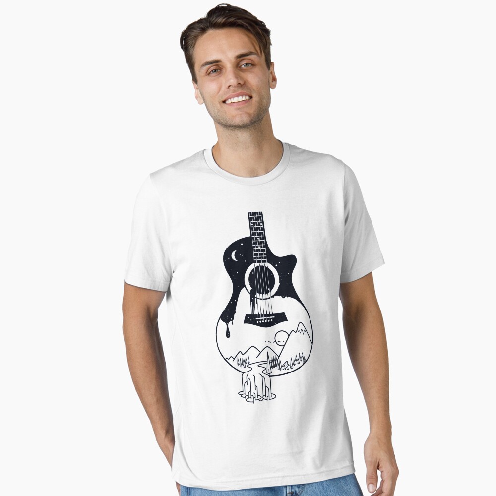 Vista previa del artículo con la obra «Camiseta esencial», diseñado y vendido por 38Sunsets.