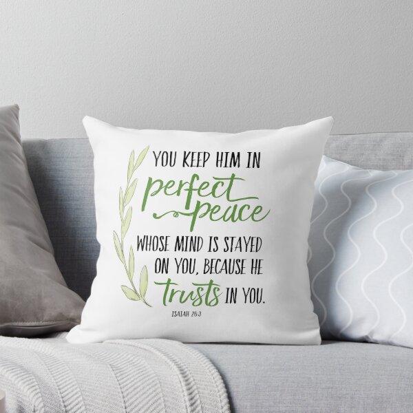 Item preview, You Keep Him In Perfect Peace Calligraphy  designed and sold by Trusting4Peace.