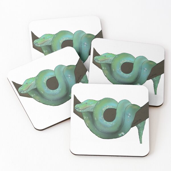 Item preview, Green And Blue Snake  designed and sold by hannaHKyong.