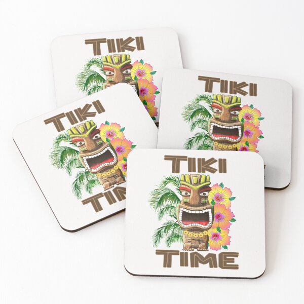 Item preview, Funny Tiki Time designed and sold by BailoutIsland.