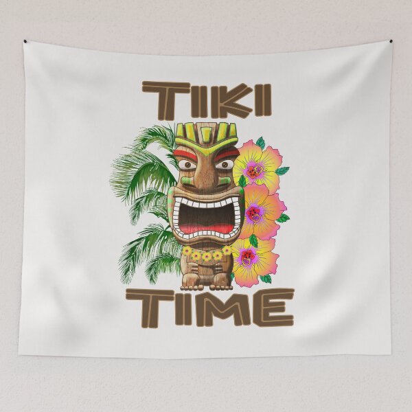 Item preview, Funny Tiki Time designed and sold by BailoutIsland.