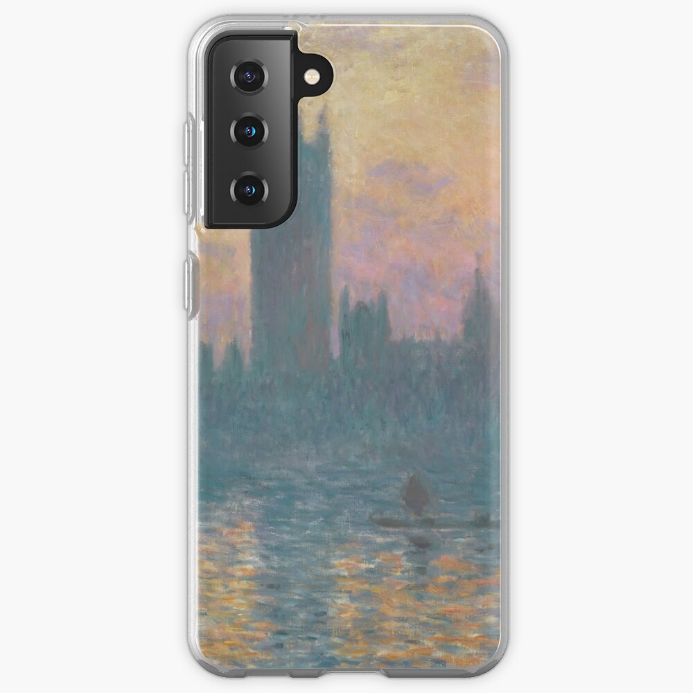 The Houses of Parliament Sunset by Claude Monet Case & Skin for Samsung Galaxy