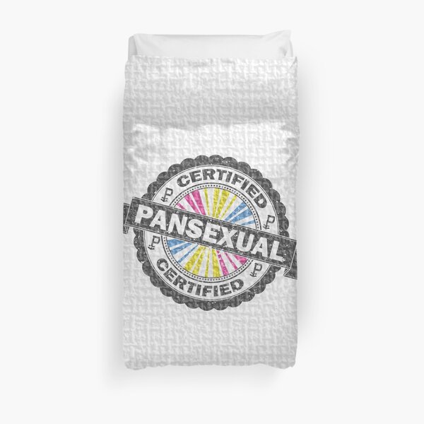 Certified Pansexual Stamp Duvet Cover