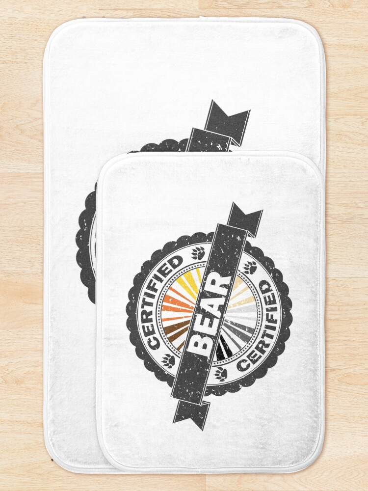 Alternate view of Certified Bear Stamp Bath Mat