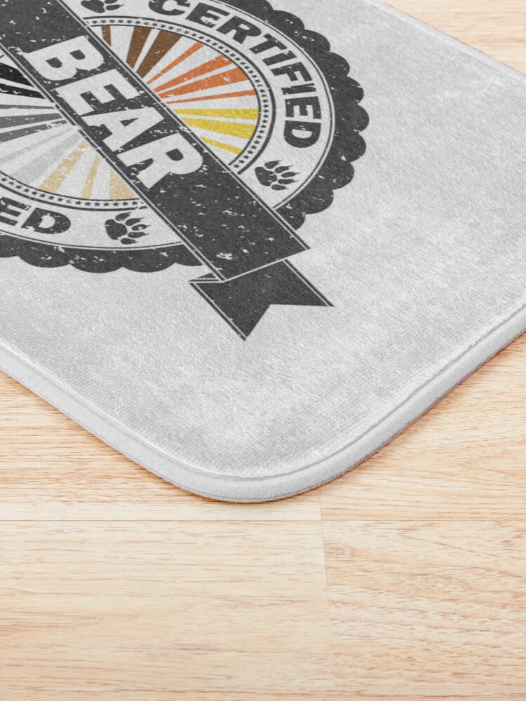 Alternate view of Certified Bear Stamp Bath Mat