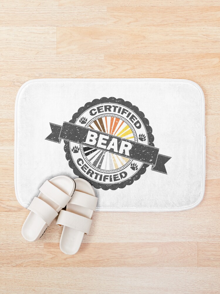 Alternate view of Certified Bear Stamp Bath Mat
