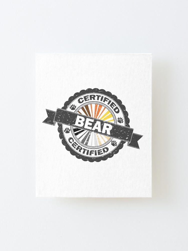 Alternate view of Certified Bear Stamp Mounted Print