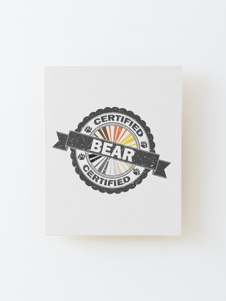 Alternate view of Certified Bear Stamp Mounted Print