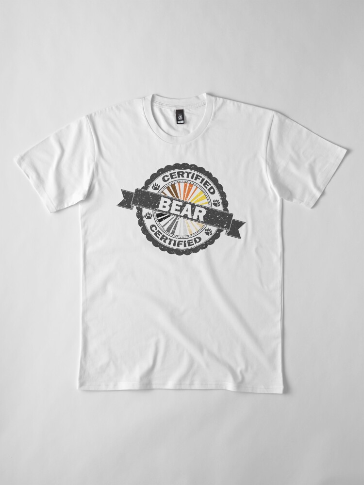 Alternate view of Certified Bear Stamp Premium T-Shirt
