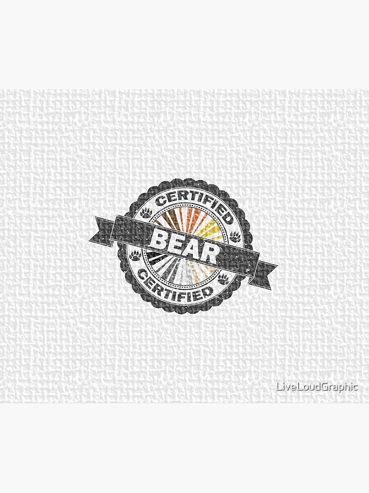 Certified Bear Stamp by LiveLoudGraphic