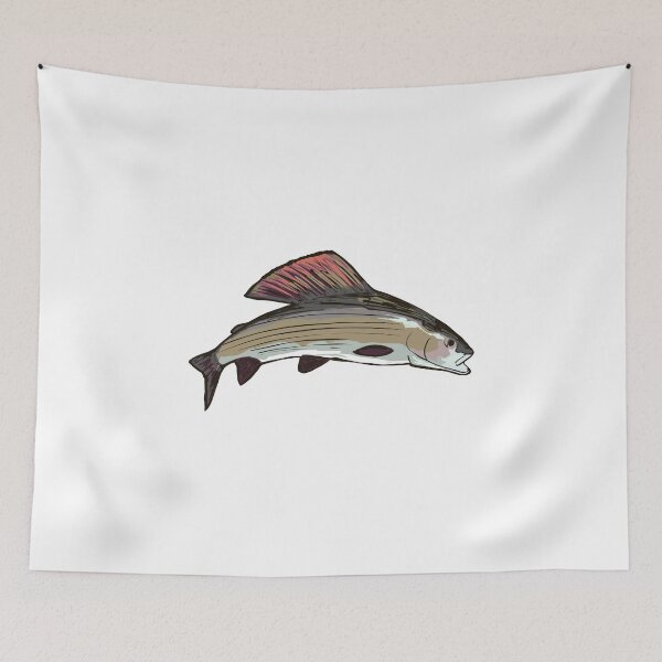 Item preview, Grayling stylized designed and sold by flyfishingDude.