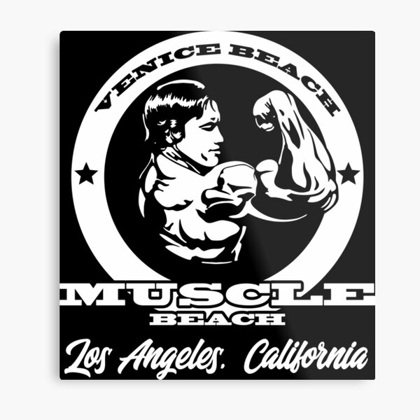 Muscle Beach Metal Print