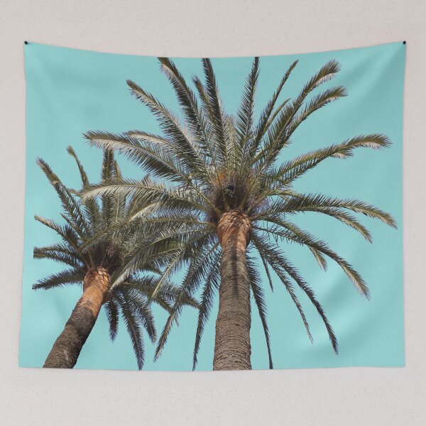 Item preview, Palmiers sur fond limpet shell designed and sold by AHELENE.