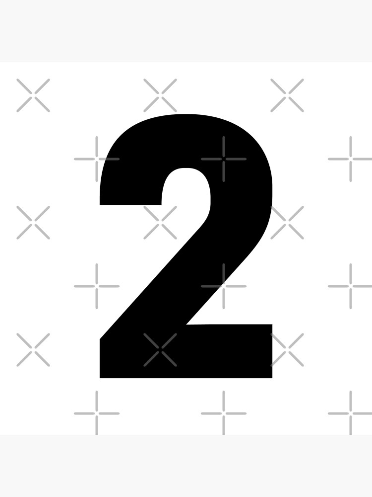 Number “2” Art Board Print for Sale by m------ | Redbubble