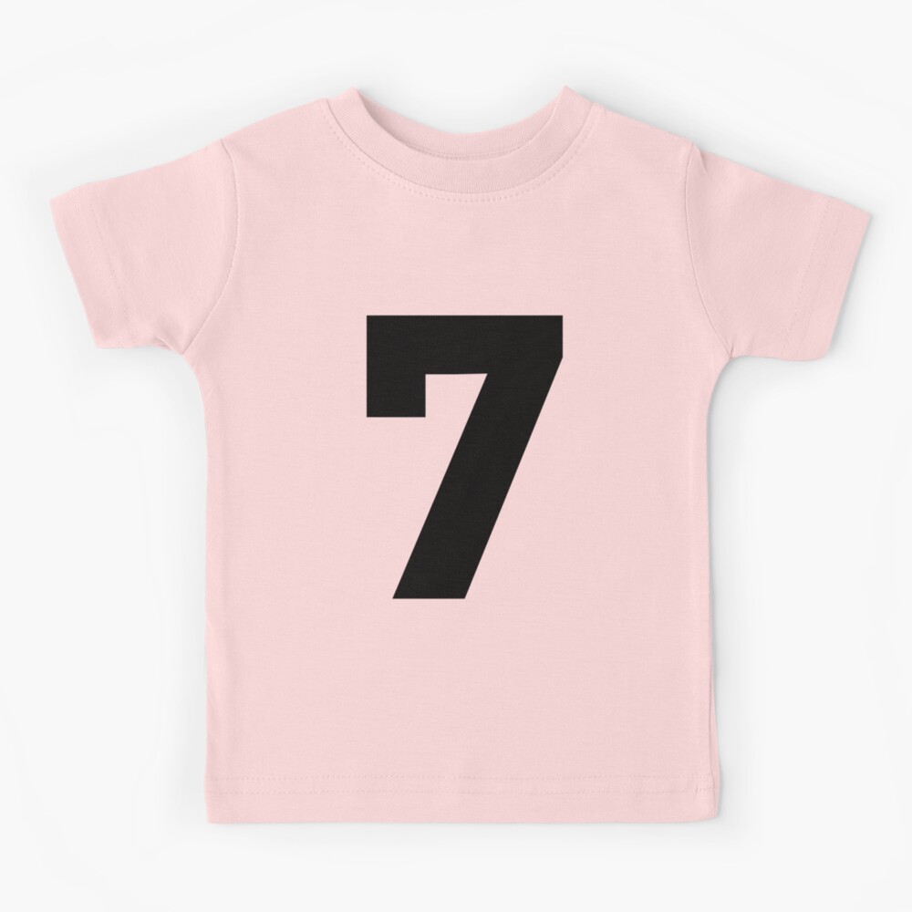 Number 7 T-shirt for Adults & Kids - Family Number Shirts