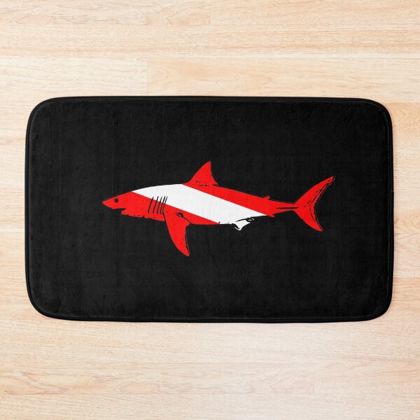 Item preview, DIVE Shark Diver Down Flag Scuba Diving Men or Women designed and sold by TmoT.