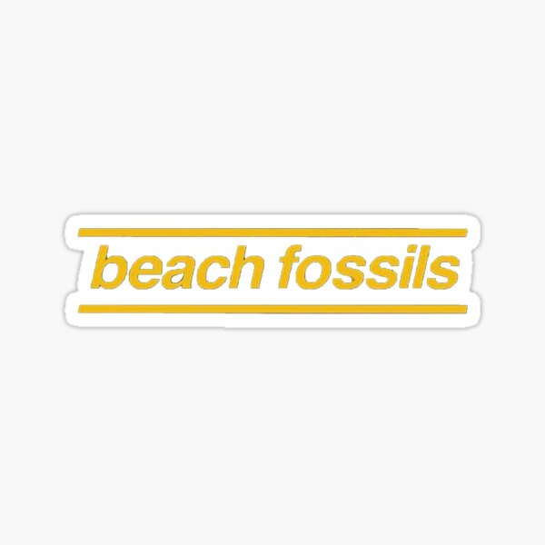 beach fossils Sticker
