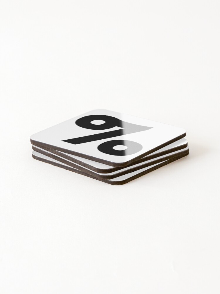 Thumbnail 4 of 5, Coasters (Set of 4), Percent Sign (“%”) designed and sold by m------.