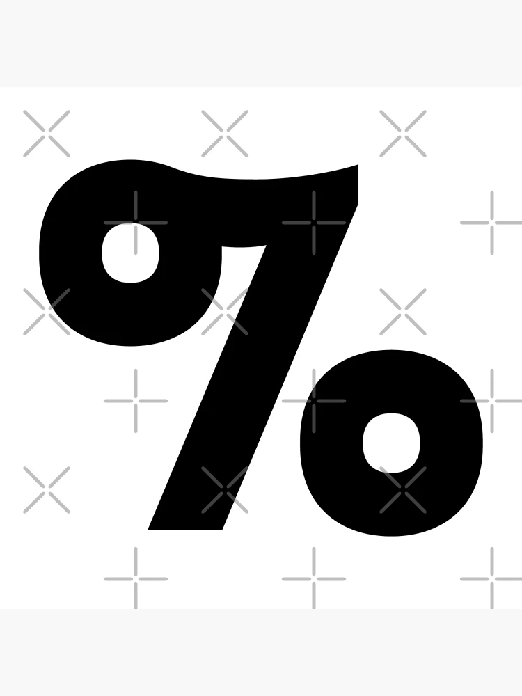 Thumbnail 3 of 3, Poster, Percent Sign (“%”) designed and sold by m------.