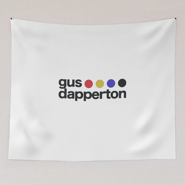 Aperçu de l'œuvre gus dapperton créée et vendue par stickers by isabel .