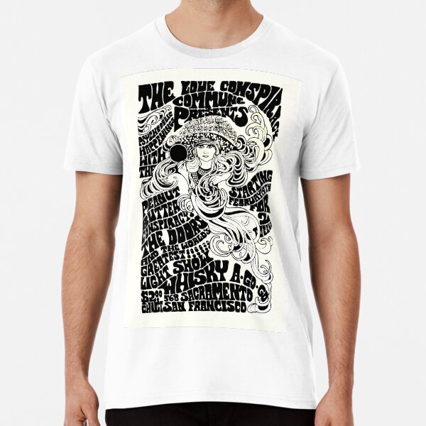 Las Puertas San Francisco Gig Cartel Pintura Camiseta premium