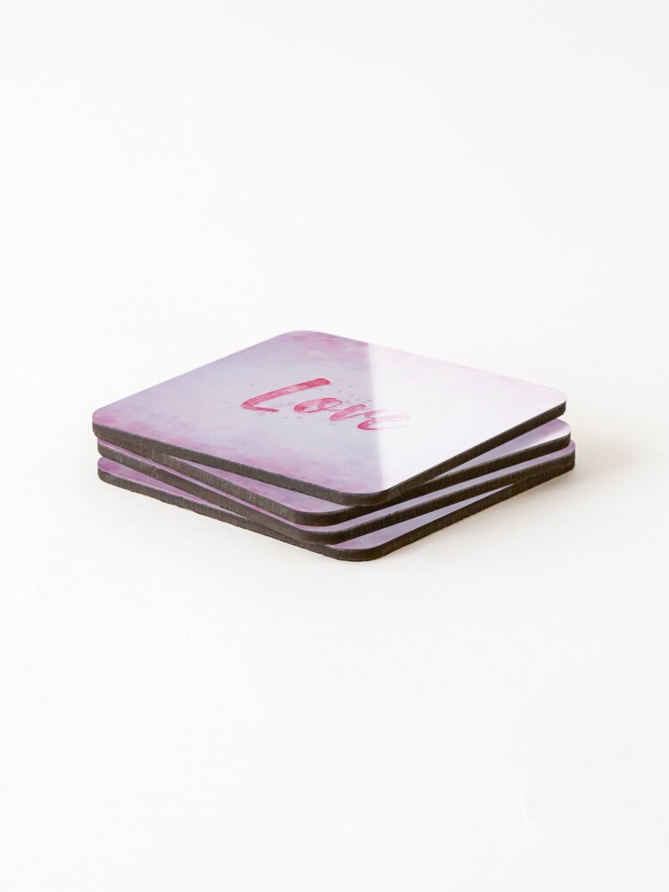 Alternate view of Love Coasters (Set of 4)